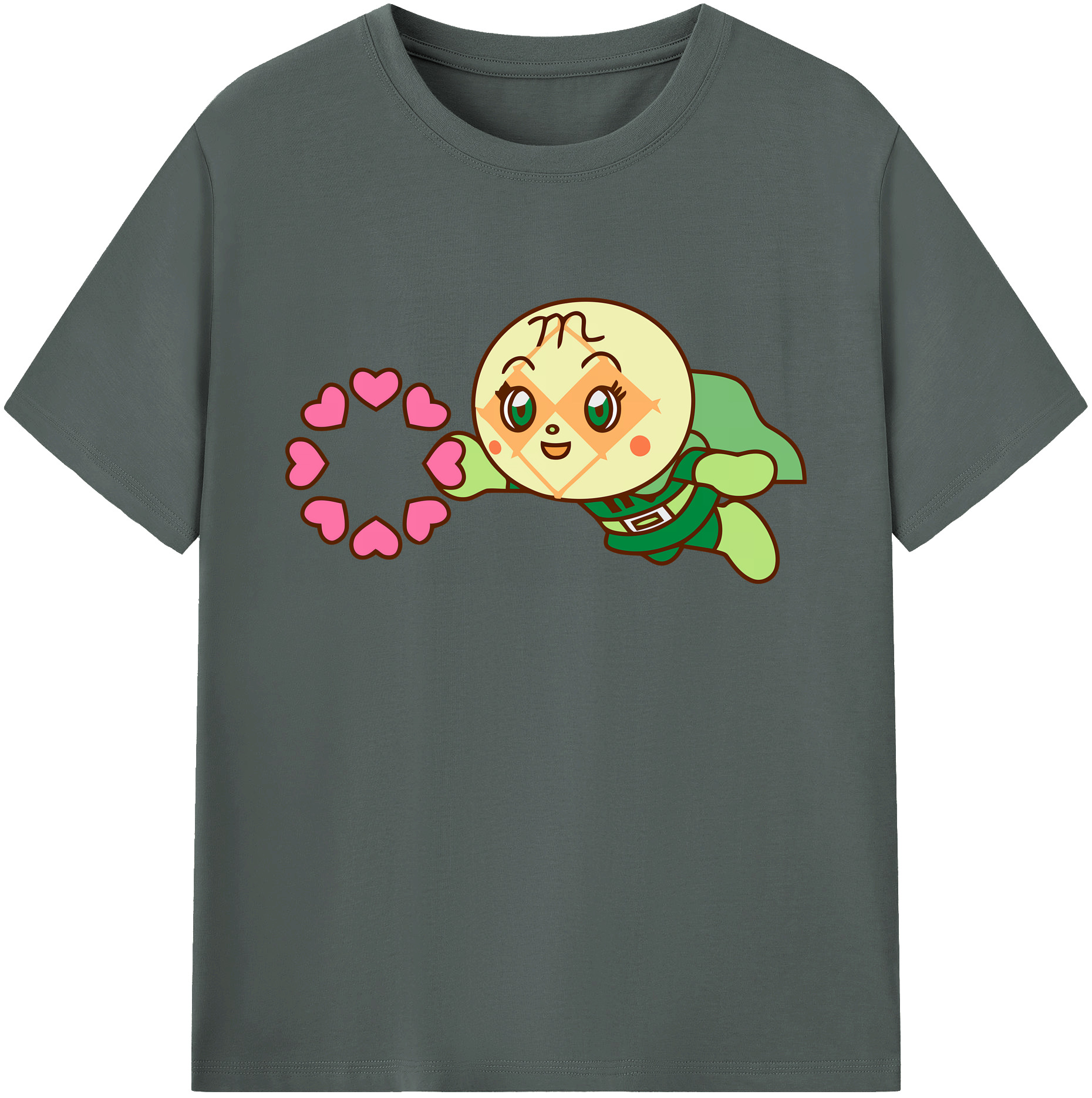 （画像用） アンパンマン Anpanman 綿100％ メンズ半袖Tシャツ｜肌触りやわらか＆通気性